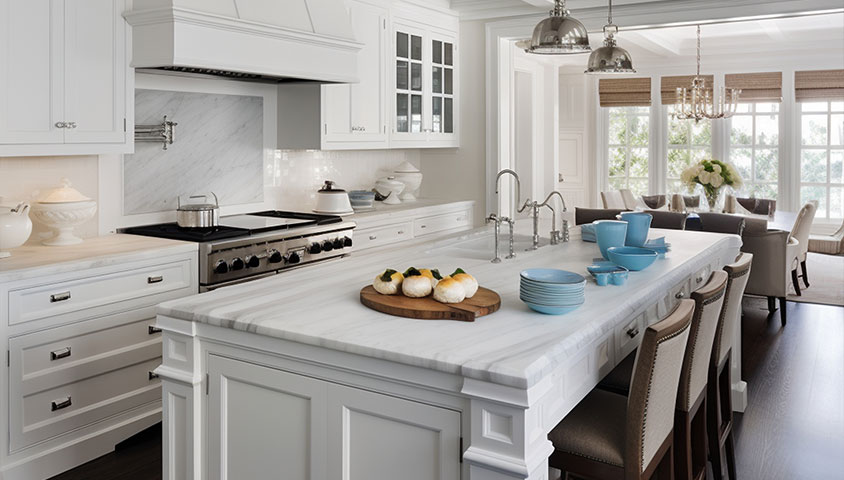 Modern Hamptons-style kitchen renovation